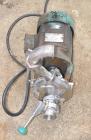 USED: Tri-Clover centrifugal pump, model C216ME18T-S, 316 stainless steel. 2
