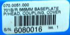 Unused- Watson Marlow Peristaltic Hose Pump, Model 701BR, Aluminum Housing. (5) Tube bore sizes, up to 528 gallons per hour capacity at 360 rpm. Driven by a 1 hp, 3/60/230/460 volt, 1145 rpm XP motor...