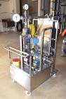 Used Waukesha Centrifugal Pump, Model 2065LV, 316 Stainless Steel. Approximate 200 gallons per minute at 180 head. 2.5