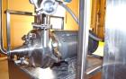 Used- Waukesha Centrifugal Pump, Model 2065LV, 316 Stainless Steel. Approximate 200 gallons per minute at 180 head. 2.5