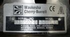 Used- Waukesha Centrifugal Pump, Model 2065LV, 316 Stainless Steel. Approximate 200 gallons per minute at 180 head. 2.5