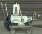 Used Waukesha Centrifugal Pump, Model 2065, 316 Stainless Steel. Rated maximum 400 gallons per minute at 35 feet head. Approximate 6