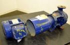 Used Worthington Centrifugal Pump, Model D1012, Size 1.5 X 1 X 6, 316 Stainless steel. Rated approximate 20 gallons per minute at 20’ head at 275 psi at 100 degrees F. 1.5” Inlet, 1” outlet, 4.60” di...