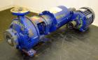 Used Worthington Centrifugal Pump, Model D1012, Size 1.5 X 1 X 6, 316 Stainless steel. Rated approximate 20 gallons per minute at 20’ head at 275 psi at 100 degrees F. 1.5” Inlet, 1” outlet, 4.60” di...