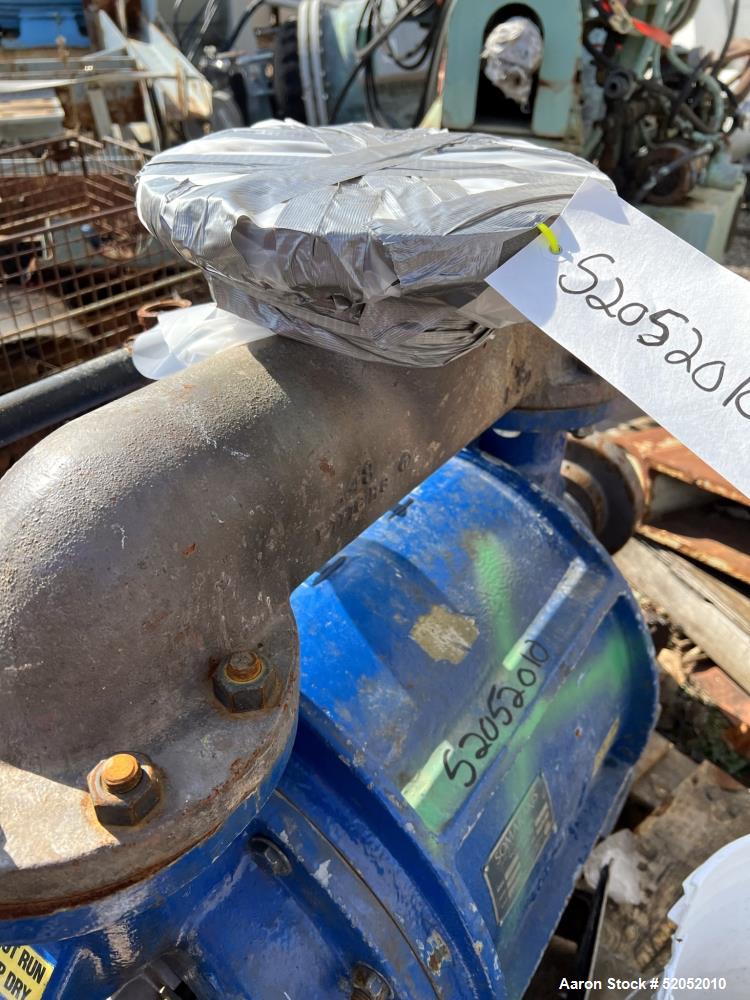 Used- Somarakis Liquid Ring Vacuum Pump, Size 1414.3, Carbon Steel. Approximate 400 to 750 cfm. Driven by a 50hp 3/60/460v 1...