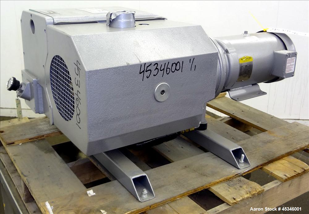 Used Carbon Steel Airtech L Series Oil Lubricated Rotary Vane Vacuum Pump, Type L-230-G1