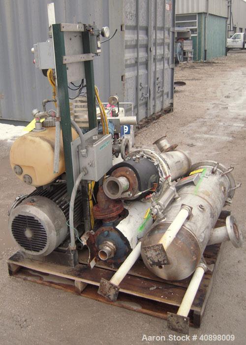 Used- Busch Huckepack Two Stage Rotary Vane Vacuum Pump, Model 433:013