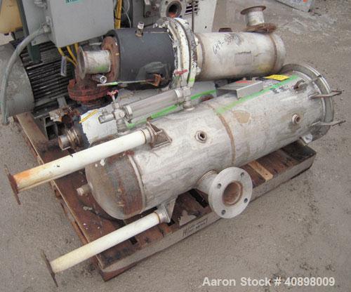 Used Busch Huckepack Two Stage Rotary Vane Vacuum Pump, Model 433:013
