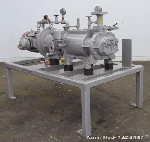 Used- Busch Single Stage Cobra Dry Screw Vacuum Pump, Model AC0100, Carbon Steel. Rated 57 cfm, 0.30’’ Torr., direct cooled....