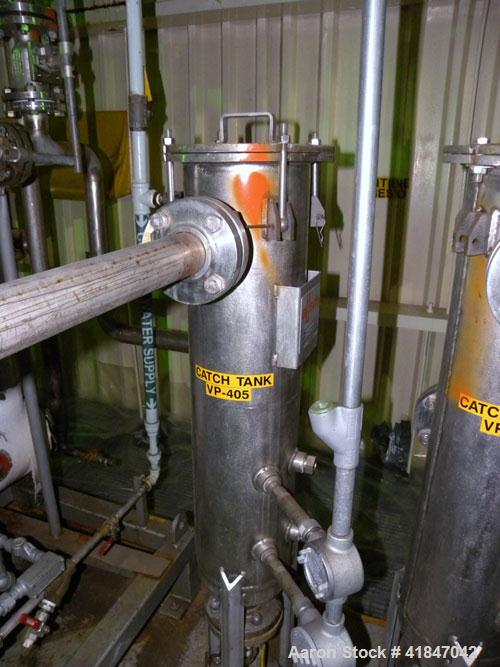 Used Busch Single Stage Cobra Dry Screw Vacuum Pump, model NC0070ABM6.000F, carbon steel. Rated 58 cfm, 0.075 Torr., air cooled. Driven by a 5 hp, 3/20-60/460 volt, 3505 rpm XP motor. Includes an XP ...