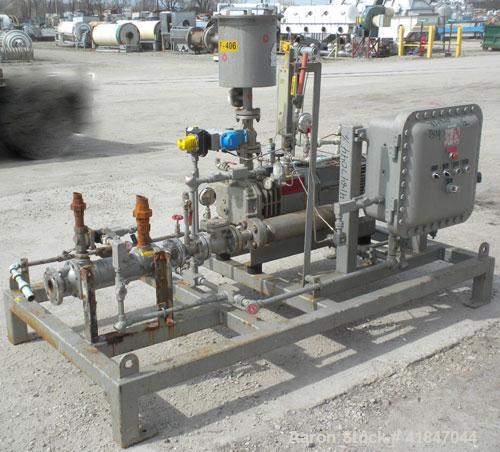 Used- Busch Single Stage Cobra Dry Screw Vacuum Pump, model NC0070ABM6.000F, carbon steel. Rated 58 cfm, 0.075’’ Torr., air ...