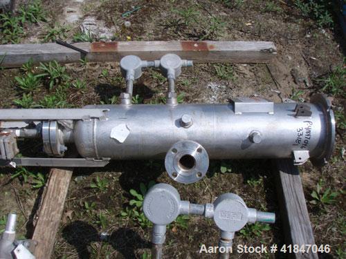 Used Busch Single Stage Cobra Dry Screw Vacuum Pump, Model NC0070ABM6.000F, carbon steel. Rated 58 cfm, 0.075’’ Torr., air cooled. Driven by a 5 hp, 3/20-60/460 volt, 3505 rpm XP motor. Includes an X...