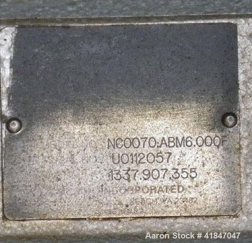 Used- Busch Single Stage Cobra Dry Screw Vacuum Pump, Model NC0070ABM6.000F, Carbon Steel. Rated 58 cfm, 0.075’’ Torr., air ...