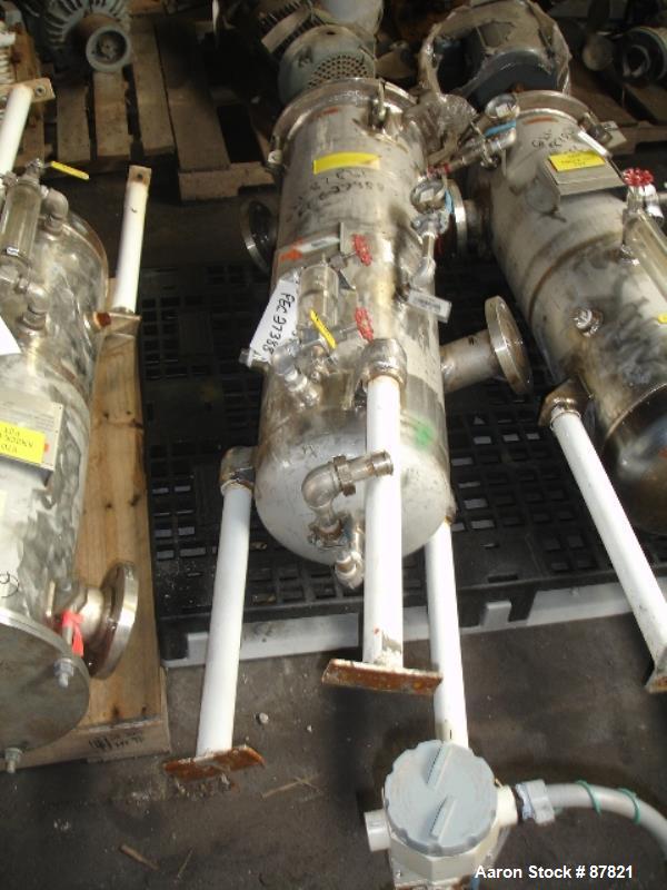 Used Carbon Steel Busch Huckepack Two Stage, Once Through, Sealing Rotary Vane Vacuum Pump