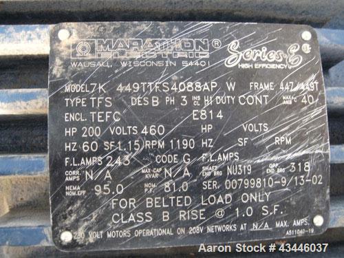 Used Nash Liquid Ring Vacuum Pump, Model CL-3003