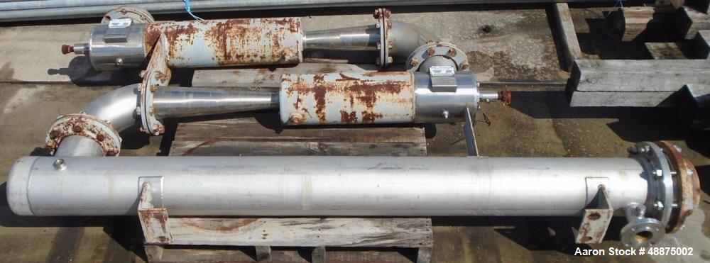 Used Croll-Reynolds Evactor Air Pump, Model 6W, Stage W. 50 psig. Stainless steel.