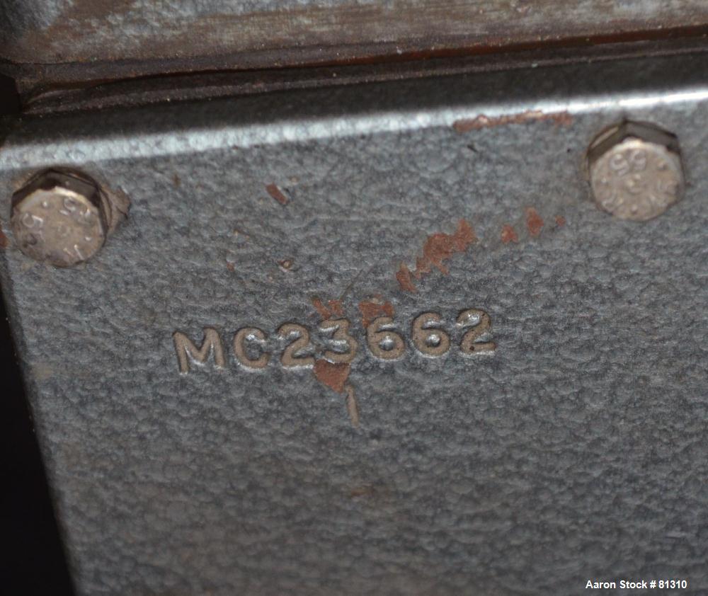 Used Edwards Speedivac High Vacuum Rotary Pump, Model ED250. Approximate 8.7 cfm, driven by a 3/4 hp, 1/60/115/230 volt, 1725 rpm motor.