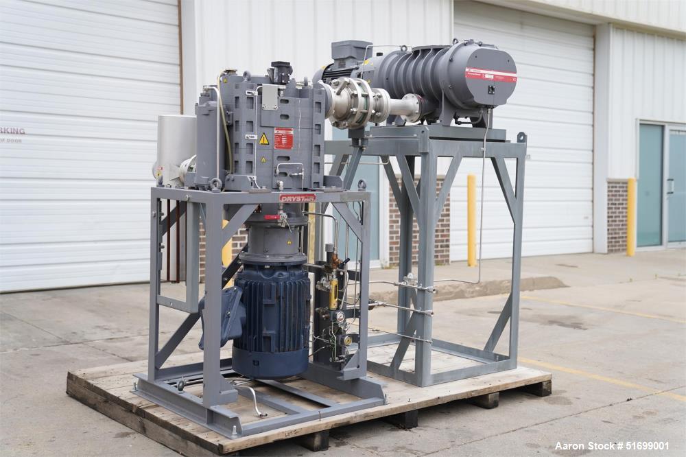 Used- Edwards Skid Mounted Chemical Dry Vacuum Pump