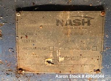 Used Nash SC Liquid Ring Vacuum Pump, Model SC6/7.