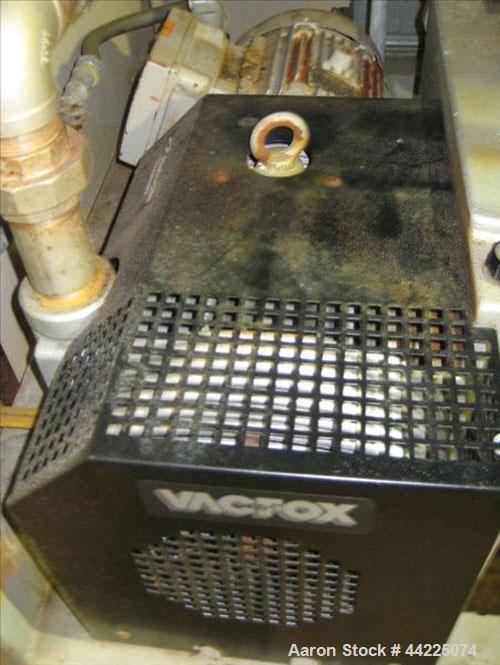 Used Wintek Vacuum Skid, Model K08-VC200-C40/R30. Rated 60 ACFM at 5 Torr. 7.5 HP. With Rietschle vacuum pump. Built 2001, serial #000910-3.