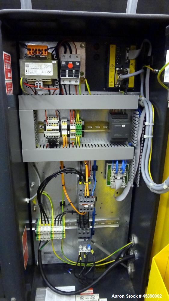 Used Kaeser Rotary Screw Vacuum Package, Model ASV 40. Rated 168 ACFM at 10" HGV, 14.5 psia, air cooled. Driven by a 7.5kw (10hp), 3/60/230/460 volt, 3535 rpm motor. Includes a Sigma control system, ...