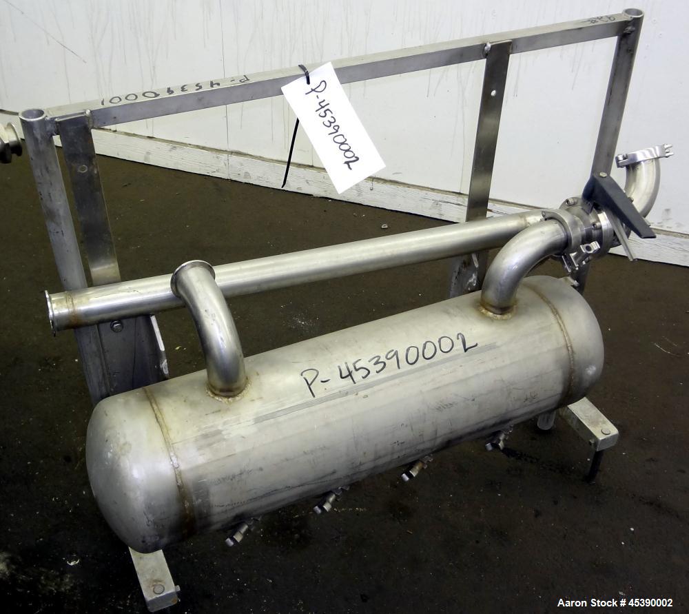 Used Kaeser Rotary Screw Vacuum Package, Model ASV 40. Rated 168 ACFM at 10" HGV, 14.5 psia, air cooled. Driven by a 7.5kw (10hp), 3/60/230/460 volt, 3535 rpm motor. Includes a Sigma control system, ...