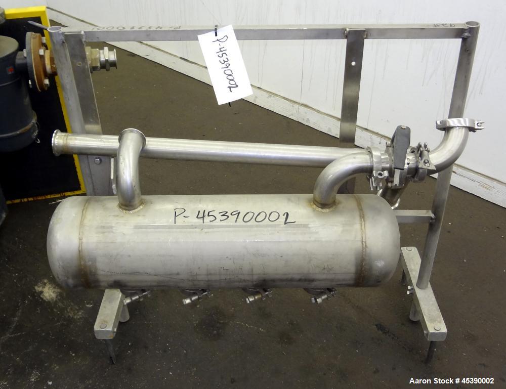 Used Kaeser Rotary Screw Vacuum Package, Model ASV 40. Rated 168 ACFM at 10" HGV, 14.5 psia, air cooled. Driven by a 7.5kw (10hp), 3/60/230/460 volt, 3535 rpm motor. Includes a Sigma control system, ...