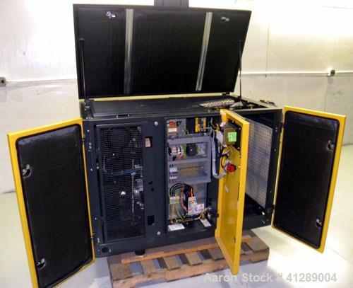 Used Kaeser Rotary Screw Vacuum Package, Model ASV 40. Rated 168 ACFM at 10" HGV. Air cooled. Driven by a 7.5 kw (10 hp), 3/60/230/460 volt, 3535 rpm motor. Includes a Sigma control system. Built 200...