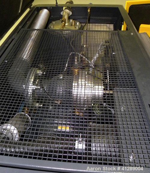 Used Kaeser Rotary Screw Vacuum Package, Model ASV 40. Rated 168 ACFM at 10" HGV. Air cooled. Driven by a 7.5 kw (10 hp), 3/60/230/460 volt, 3535 rpm motor. Includes a Sigma control system. Built 200...