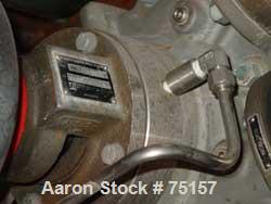 Used Kinney Liquid Ring Vacuum Pump, Model KLRC 125-KSS2, Skid Mounted. Driven by 10 hp motor, 3/60/230/460V, 1740 rpm.