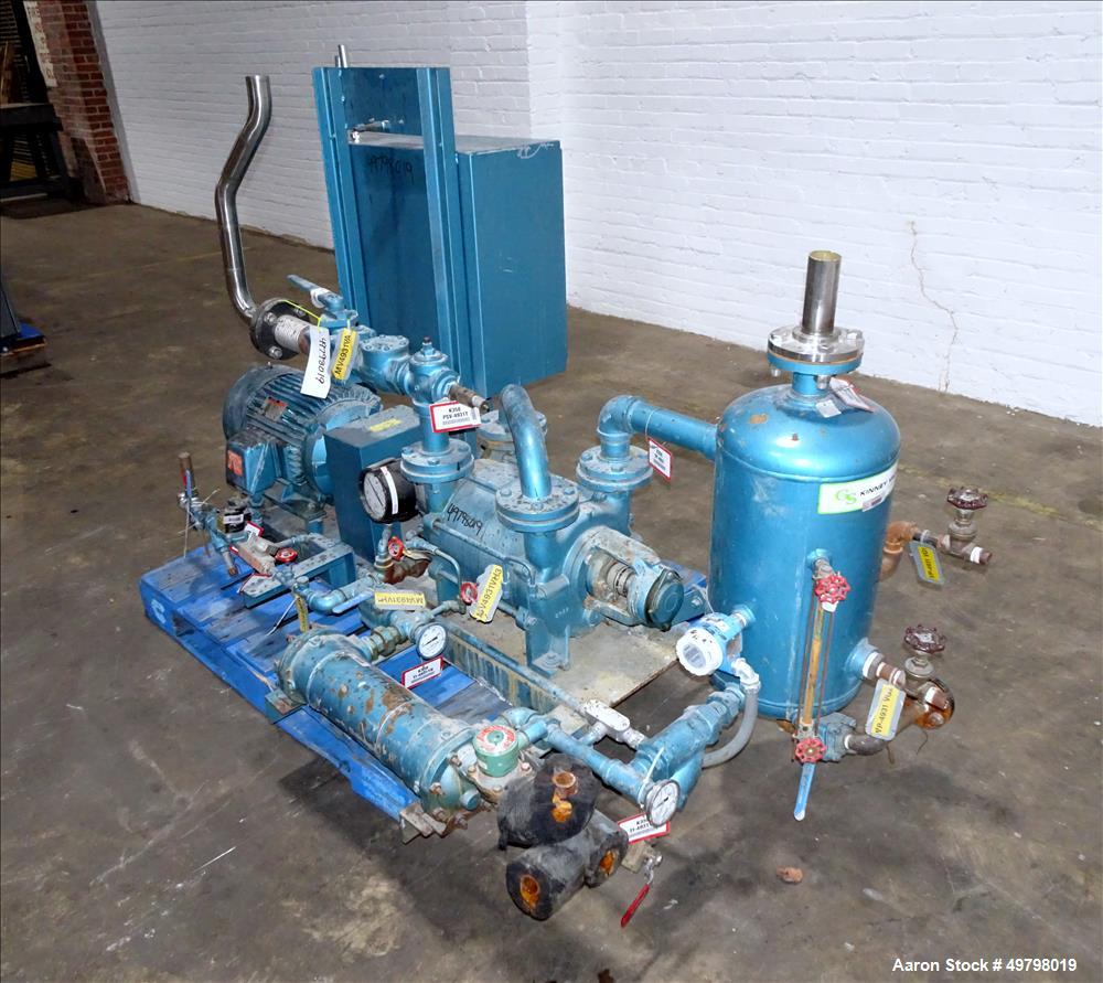 Used Kinney 2 Stage Liquid Ring Vacuum Pump, Mod