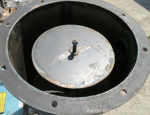 Used Kinney Rotary Piston, Oil Sealed, Vacuum Pump, Model KT-150C, Carbon Steel. Approximately 150 cfm at 1055 rpm. 3" inlet/outlet. Driven by a 7.5 hp, 3/60/230/460 volt, 1755 rpm motor. Mounted on ...