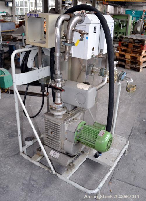 Used- Leybold-Heraeus Rotary Piston, Oil Seal Vacuum Pump, Model DK50