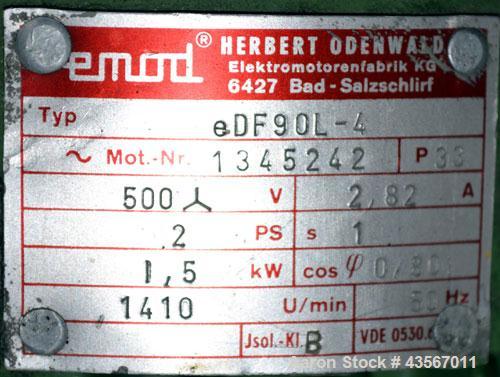 Used- Leybold-Heraeus Rotary Piston, Oil Seal Vacuum Pump, Model DK50