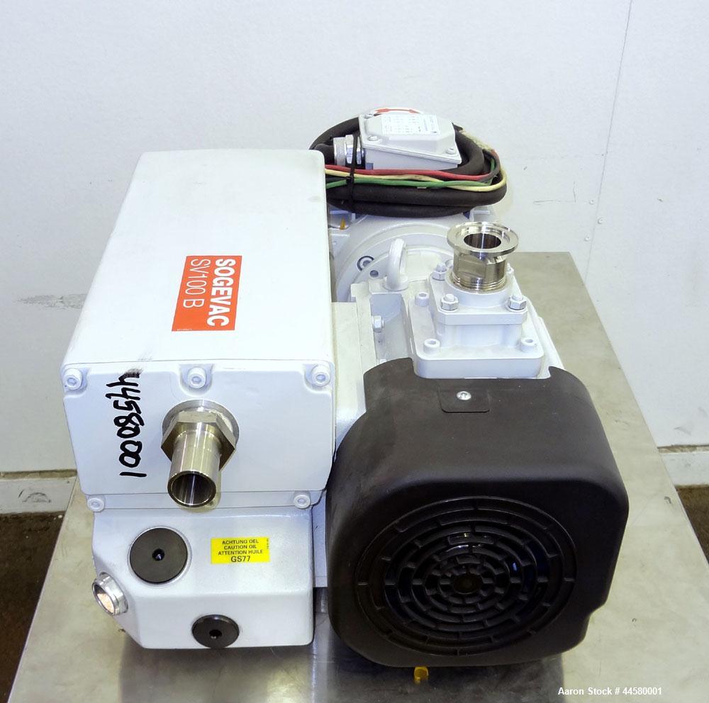 Unused- Carbon Steel Leybold Sogevac B Oil Sealed Single Stage Rotary Vane Vacuu