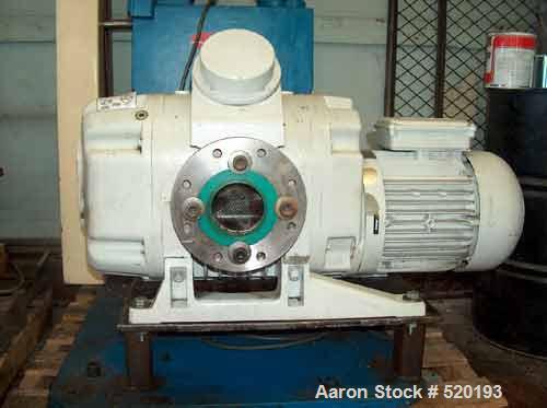 USED: Leybold Ruvac WSU 1001 roughing pump backed up by 10 hp Hull two stage rotary vacuum pump. The Hull HC-150 generates 1...