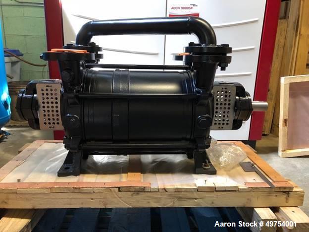 Used Single Stage Liquid Ring Vacuum Pump, Model NBE1-102.