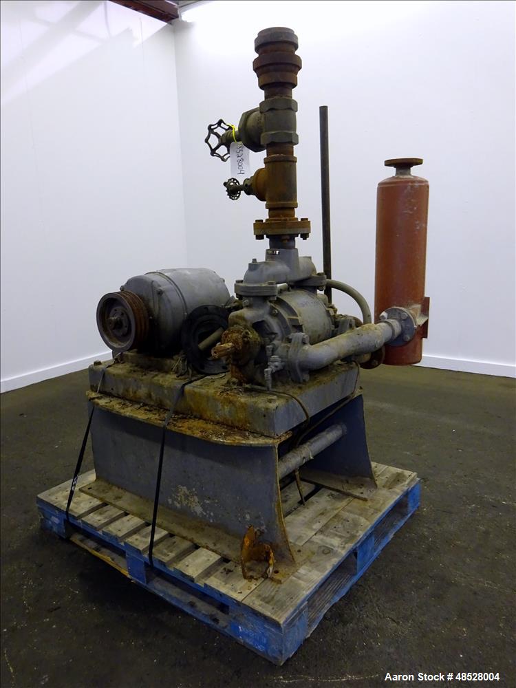 Used- Nash Hytor Vacuum Pump, Size 202, Product Code 14510020200000, Carbon Stee