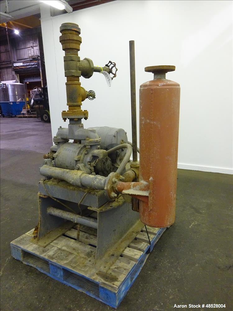 Used- Nash Hytor Vacuum Pump, Size 202, Product Code 14510020200000, Carbon Stee