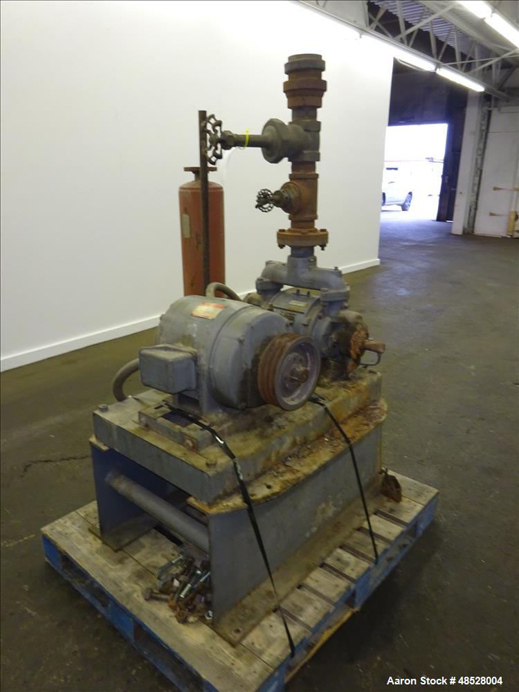 Used- Nash Hytor Vacuum Pump, Size 202, Product Code 14510020200000, Carbon Stee