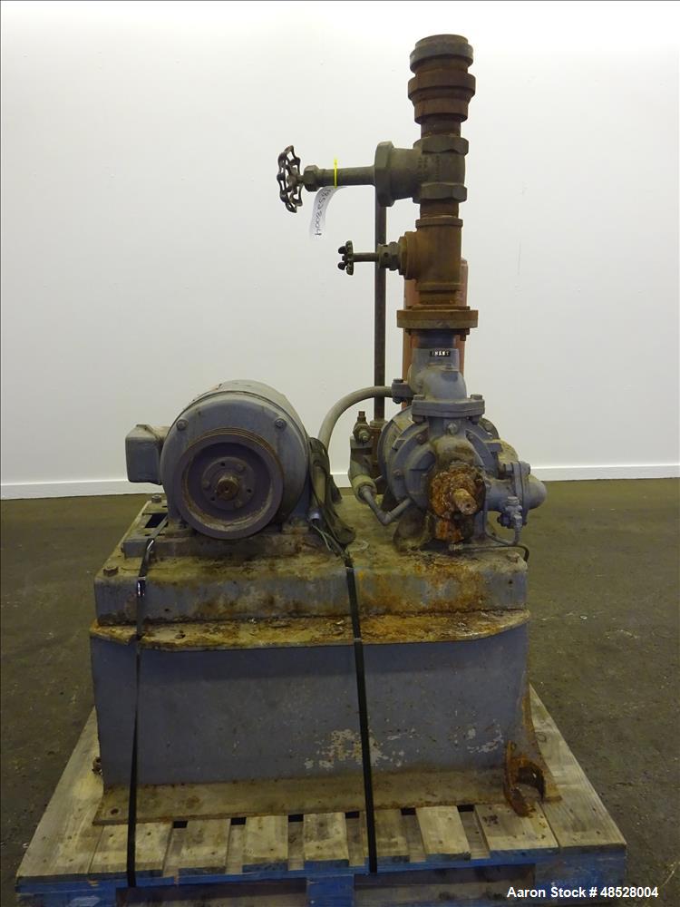 Used- Nash Hytor Vacuum Pump, Size 202, Product Code 14510020200000, Carbon Stee