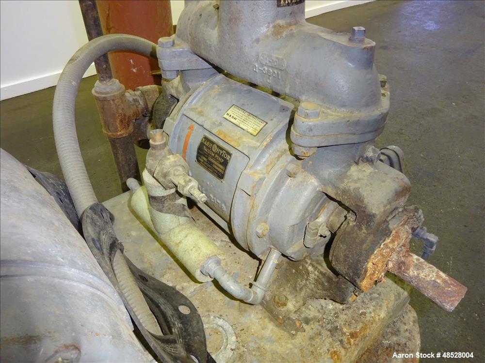 Used- Nash Hytor Vacuum Pump, Size 202, Product Code 14510020200000, Carbon Stee