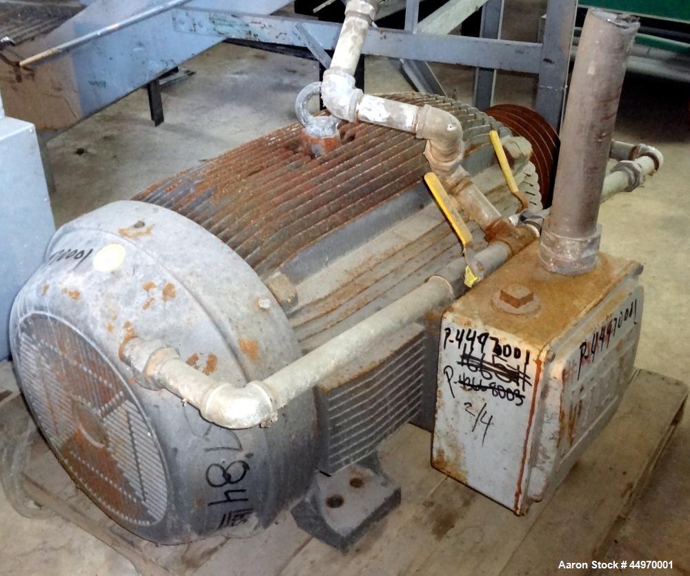 Used Stainless Steel Clad Nash Liquid Ring Vacuum Pump, Model 904 L2