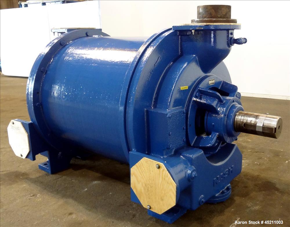 Used Carbon Steel Nash Liquid Ring Vacuum Pump, Model 904-R2