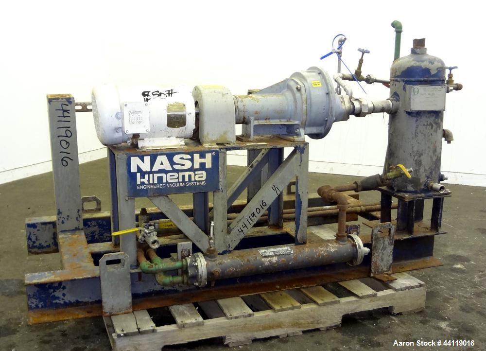 Used Stainless Steel Nash Liquid Ring Vacuum Pump
