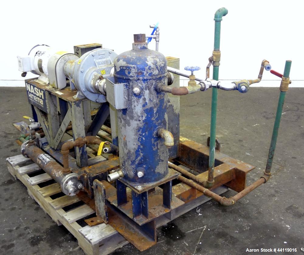 Used Stainless Steel Nash Liquid Ring Vacuum Pump