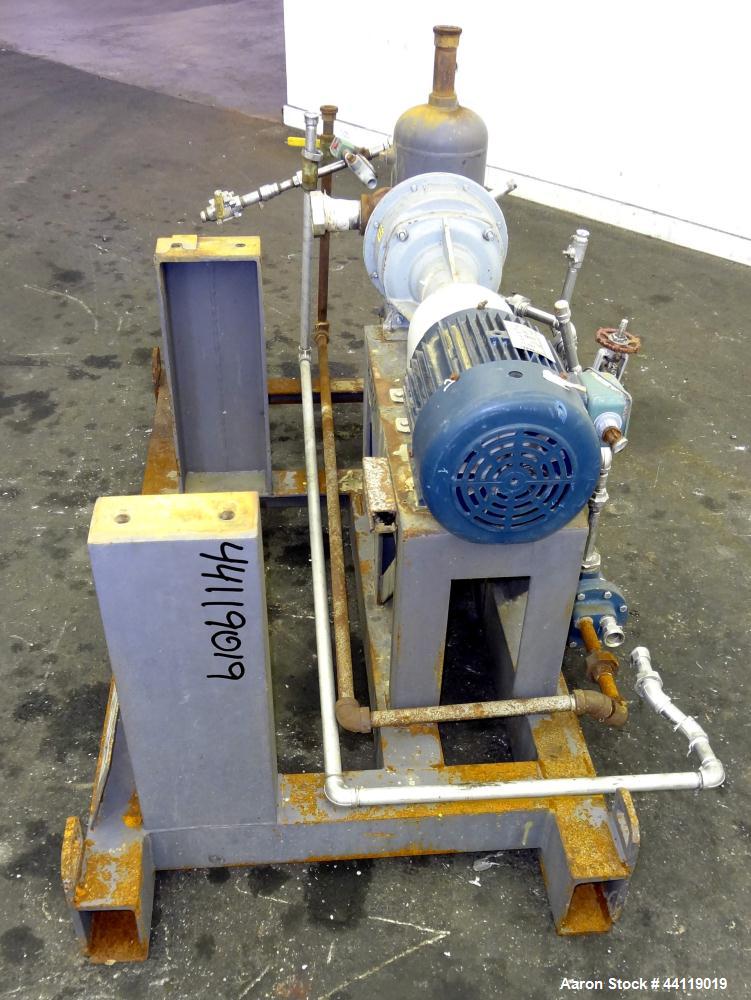 Used- Nash Liquid Ring Vacuum Pump, Size AHF-80, 316 Stainless Steel. Flow rate of 2 Gallons per minute, approximate 72 cfm....