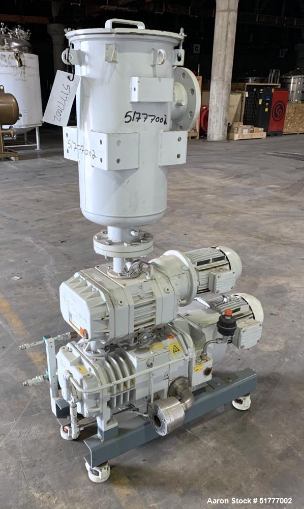 Used Busch Cobra NC Vacuum Pump Booster System, Model BNP 0500 A 0100 ZZ.