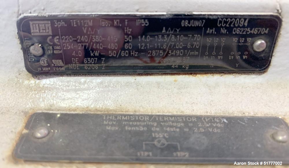 Used Busch Cobra NC Vacuum Pump Booster System, Model BNP 0500 A 0100 ZZ.