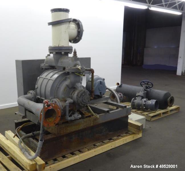 Used Nash CL Series Liquid Ring Vacuum Pump, Model CL-1002, Carbon Steel.